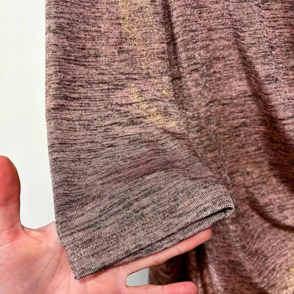 CHETTA B Shimmering pink wrap  dress - Picture 3 of 8